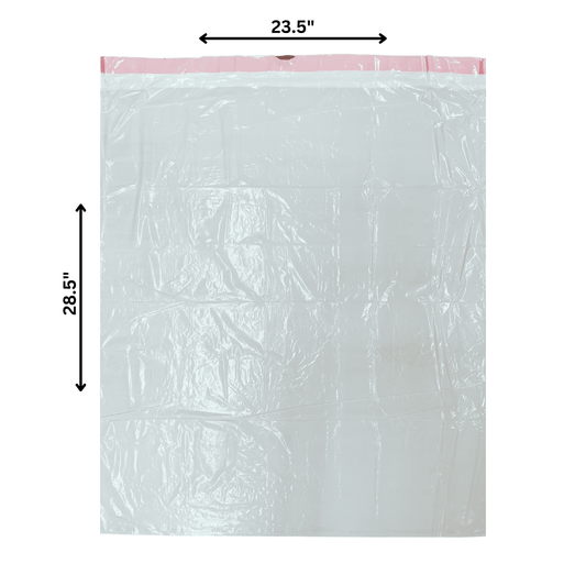 EJY IMPORT 13 Gallon White Garbage Bags