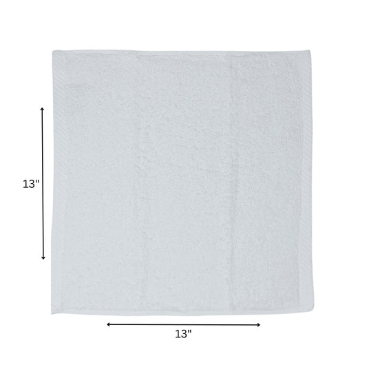Sobel Westex 13" x 13" White Hand Towel Pack of 12