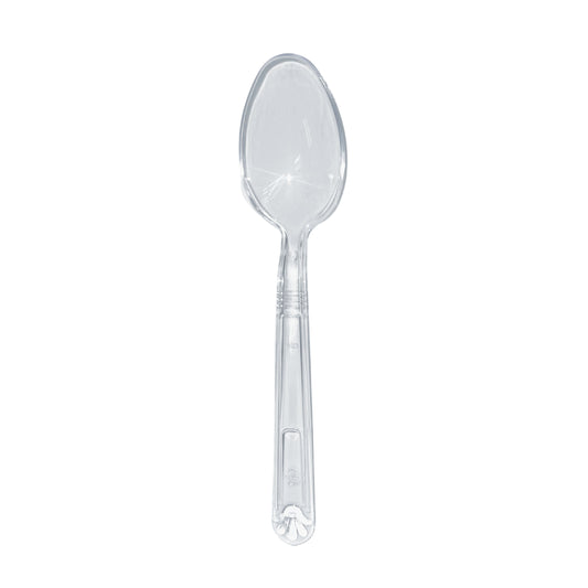 EJY IMPORT Heavyweight Clear Plastic Cutlery