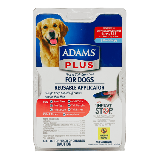 Adam Plus Flee & Tick Spot On For Dogs