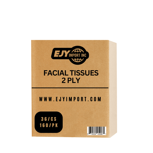 EJY IMPORT Facial Tissues 2 Ply