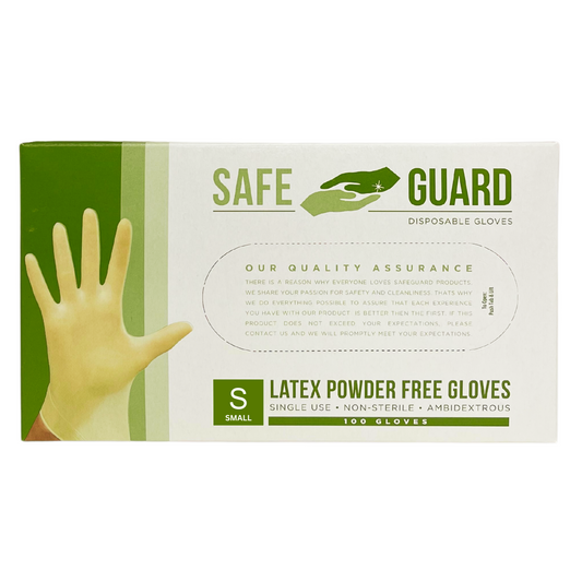 Disposable Safe Guard Latex Gloves