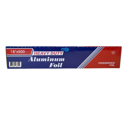 EJY IMPORT 18” x 500' Heavy Duty Aluminum Foil Wrap